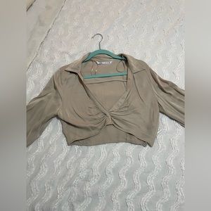 Satin zara top